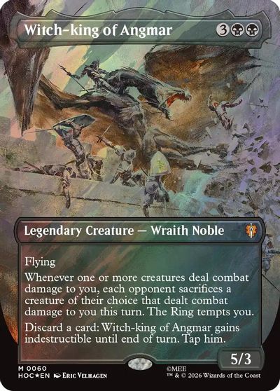 Witch king of Angmar Borderless Surge Foil #60