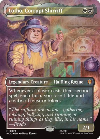 Lotho Corrupt Shirriff Borderless Surge Foil #74