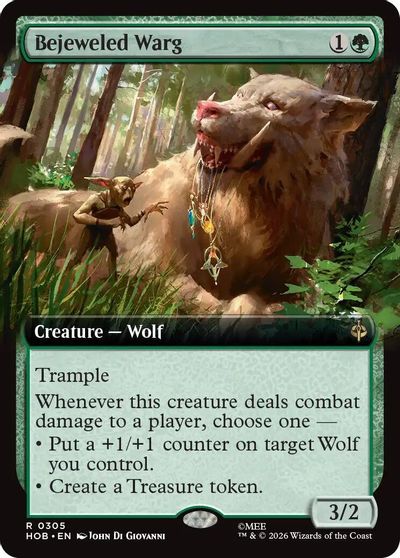 Bejeweled Warg Extended Art #305