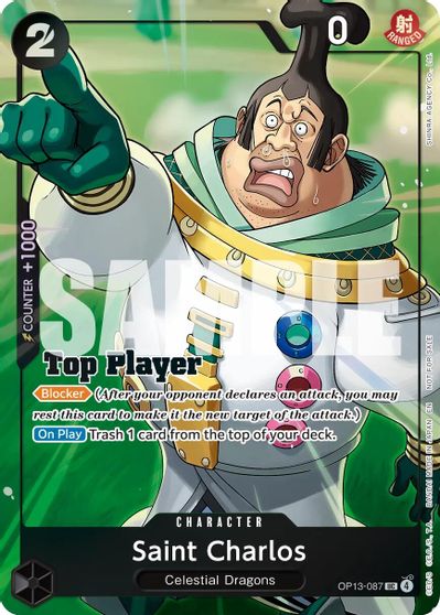 Saint Charlos CS 26 27 Top Player Pack Vol 1 #OP13-087