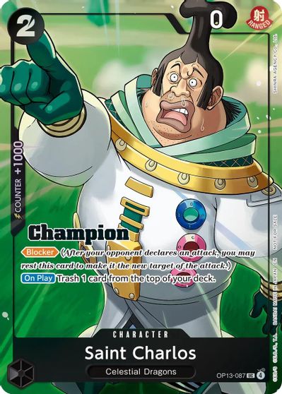 Saint Charlos Winner Card Set Vol 1 #OP13-087