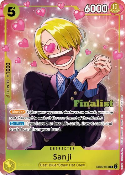 Sanji CS 26 27 Finalist Card Set Vol 1 #EB04-052