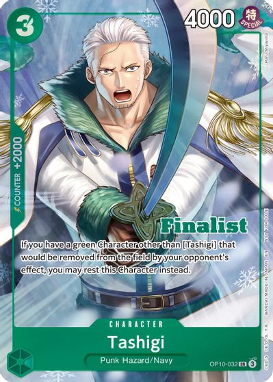 Tashigi Finalist Card Set Vol1 #OP10-032