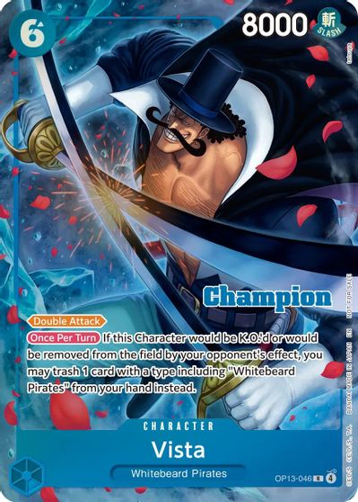 Vista CS 26 27 Winner Card Set Vol 1 #OP13-046