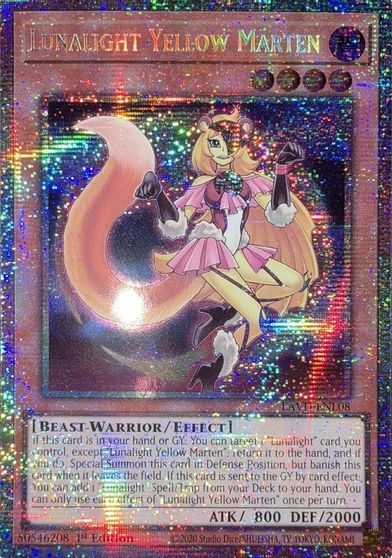 Lunalight Yellow Marten [Starlight Rare] LAVD-ENL08
