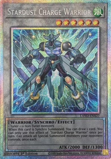 Stardust Charge Warrior [Starlight Rare] LAVD-ENS27