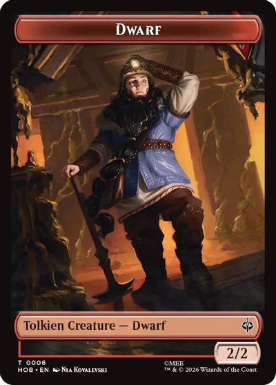 Dwarf Enduring Story Double Sided Token #6 // 14