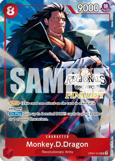 MonkeyDDragon Regionals Finalist Card Set 26 27 Vol2 #OP07-015
