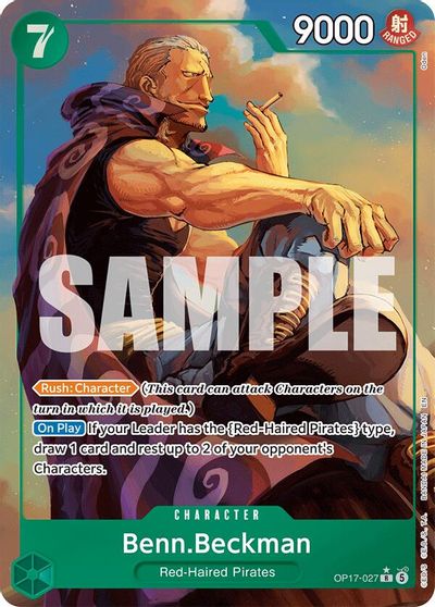 Benn.Beckman [Alternate Art] OP17-027