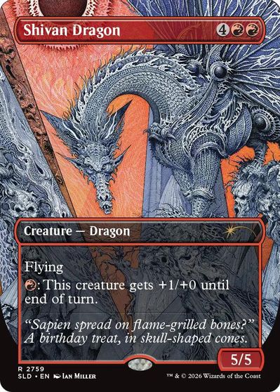 Shivan Dragon [Foil] #2759