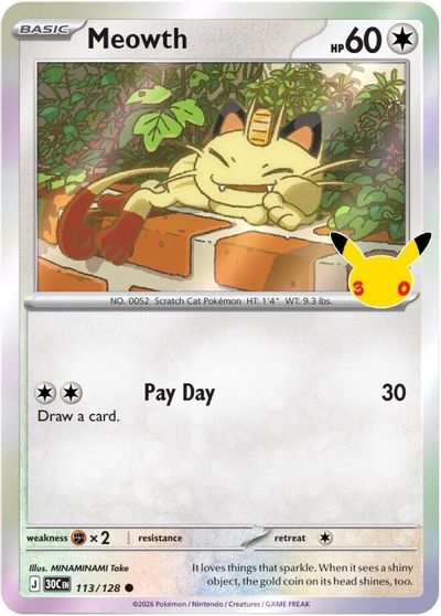Meowth #113