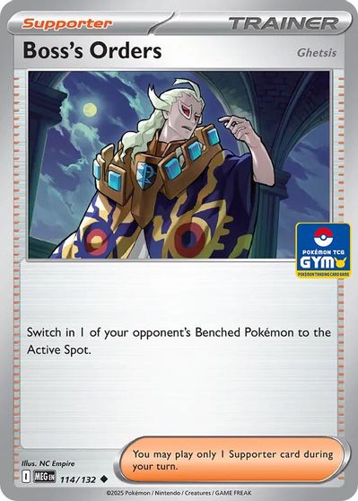 Bosss Orders Ghetsis 114 132 GYM