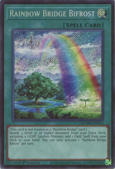 Rainbow Bridge Bifrost [Secret Rare] MAMO-EN023