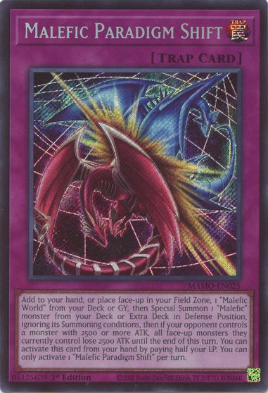 Malefic Paradigm Shift [Secret Rare] MAMO-EN025