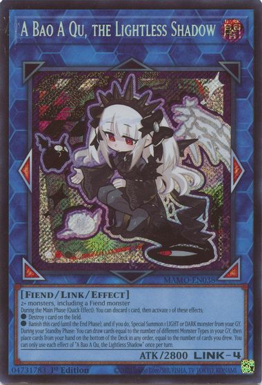 A Bao A Qu, the Lightless Shadow [Secret Rare] MAMO-EN038