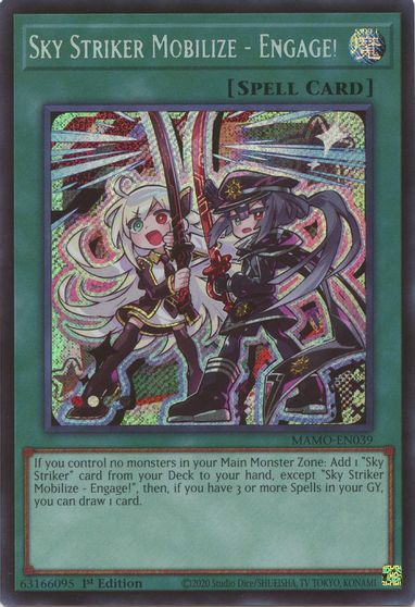 Sky Striker Mobilize - Engage! [Secret Rare] MAMO-EN039