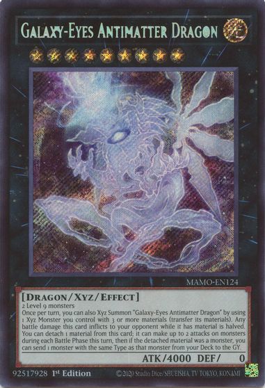 Galaxy-Eyes Antimatter Dragon MAMO-EN124