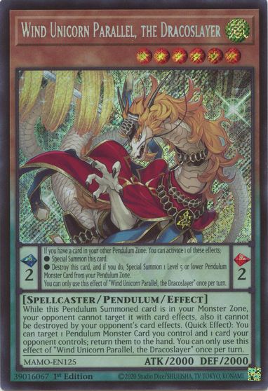 Wind Unicorn Parallel, the Dracoslayer MAMO-EN125
