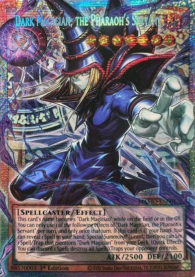 Dark Magician, the Pharaoh's Servant [Extended Art Starlight Rare] MAMO-EN001