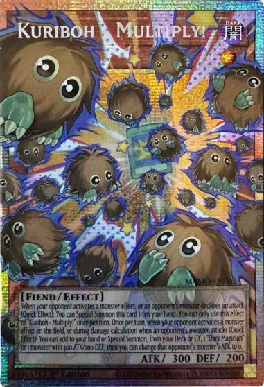 Kuriboh - Multiply! [Extended Art Starlight Rare] MAMO-EN002