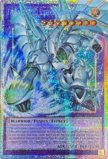 Favorite HERO Shining Flare Wingman [Extended Art Starlight Rare] MAMO-EN004