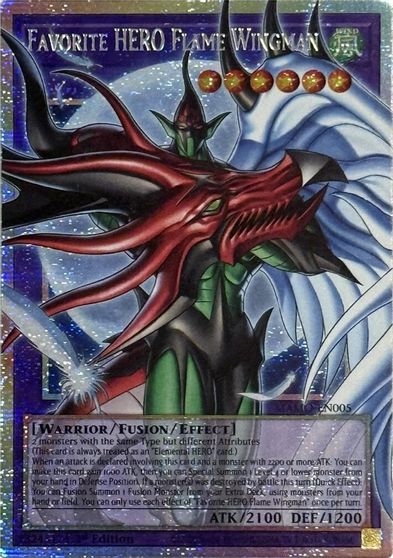 Favorite HERO Flame Wingman [Extended Art Starlight Rare] MAMO-EN005