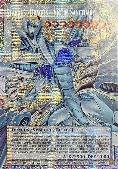Stardust Dragon - Victim Sanctuary [Extended Art Starlight Rare] MAMO-EN007
