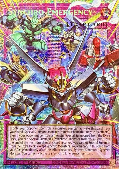 Synchro Emergency [Extended Art Starlight Rare] MAMO-EN009