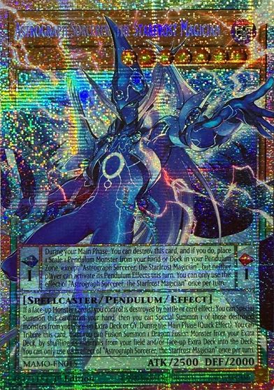 Astrograph Sorcerer, the Starfrost Magician [Extended Art Starlight Rare] MAMO-EN015
