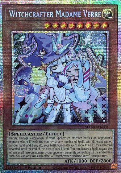 Witchcrafter Madame Verre [Starlight Rare] MAMO-EN031