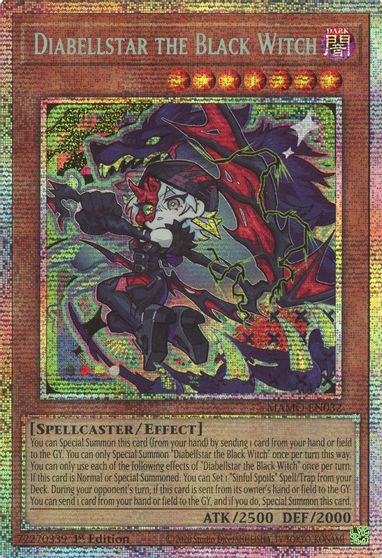 Diabellstar the Black Witch [Starlight Rare] MAMO-EN032