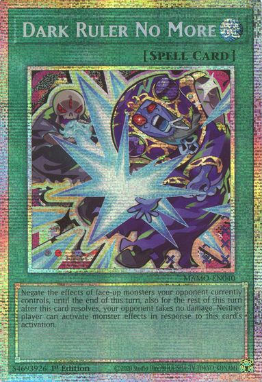 Dark Ruler No More [Starlight Rare] MAMO-EN040