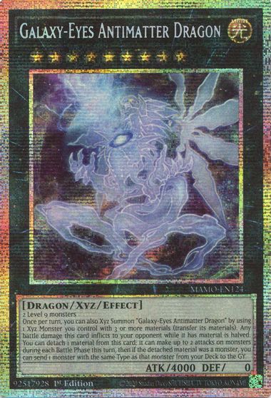 Galaxy-Eyes Antimatter Dragon [Starlight Rare] MAMO-EN124
