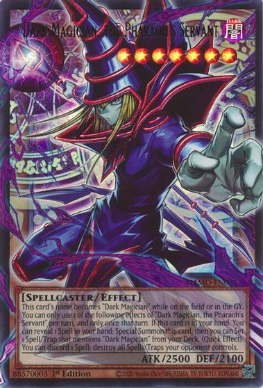 Dark Magician, the Pharaoh's Servant [Extended Art] MAMO-EN001