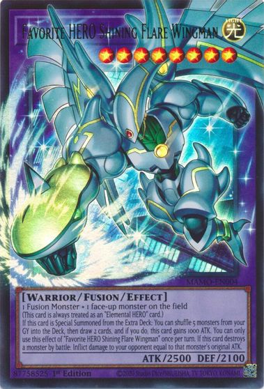 Favorite HERO Shining Flare Wingman [Extended Art] MAMO-EN004