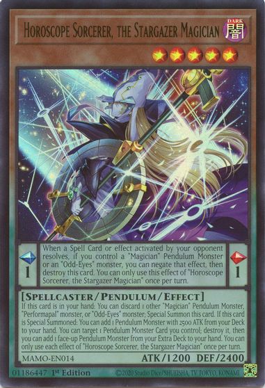 Horoscope Sorcerer, the Stargazer Magician MAMO-EN014