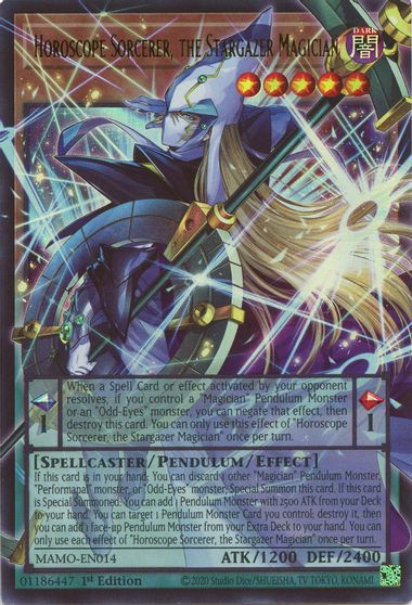 Horoscope Sorcerer, the Stargazer Magician [Extended Art] MAMO-EN014