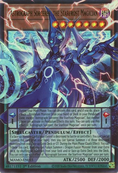 Astrograph Sorcerer, the Starfrost Magician [Extended Art] MAMO-EN015
