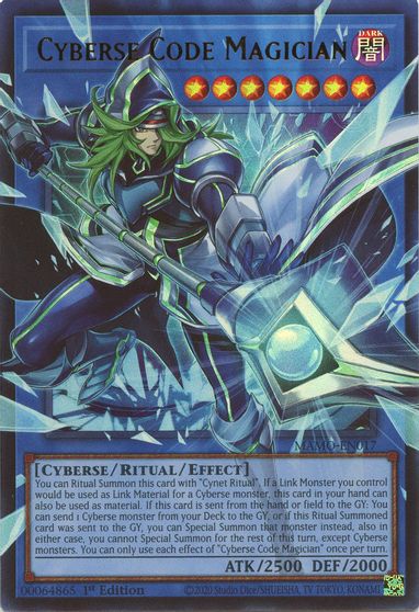 Cyberse Code Magician [Extended Art] MAMO-EN017