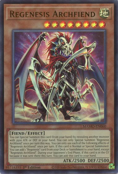 Regenesis Archfiend MAMO-EN060