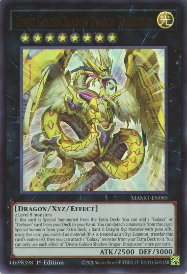 Divine Golden Shadow Dragon Dragluxion MAMO-EN085