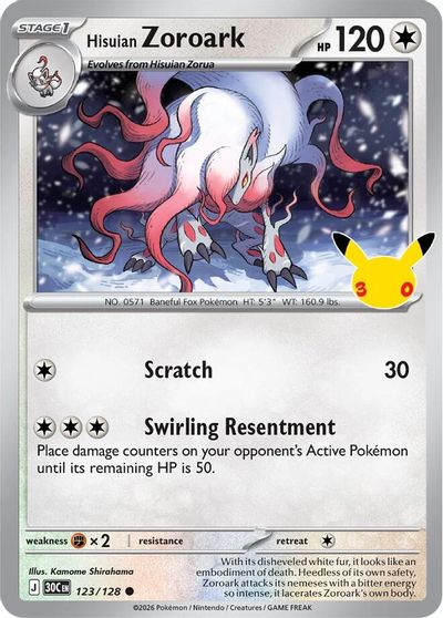 Hisuian Zoroark #123