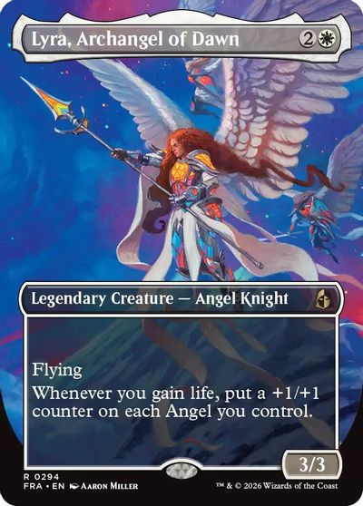 Lyra Archangel of Dawn Borderless #294