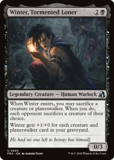 Winter Tormented Loner #240