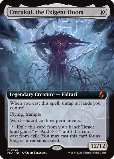 Emrakul the Exigent Doom Extended Art #423