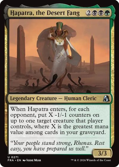Hapatra the Desert Fang #271