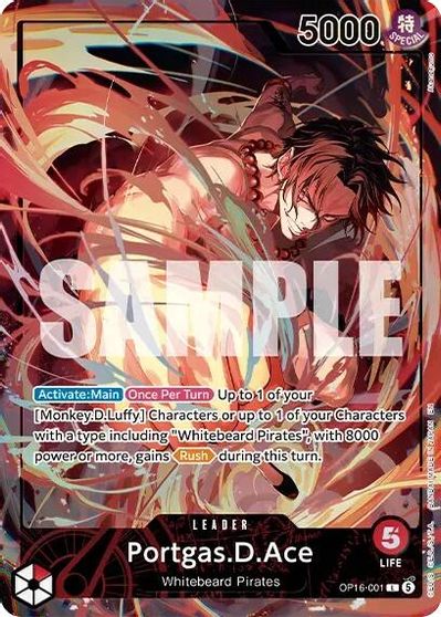 PortgasDAce Official Playmat Flame Flame Fruit Coliseum Edition #OP16-001