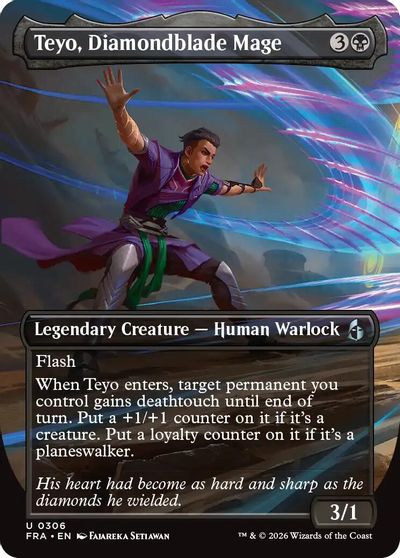 Teyo Diamondblade Mage Borderless #306