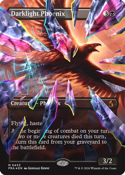 Darklight Phoenix Borderless Facet Foil 0453 #453
