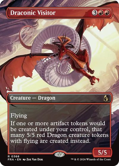 Draconic Visitor Borderless #368